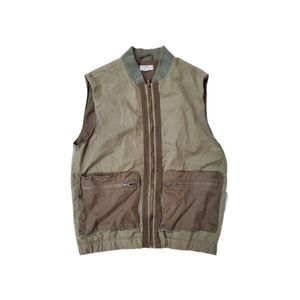 Sun+Stone Chore Utility Vest  Green